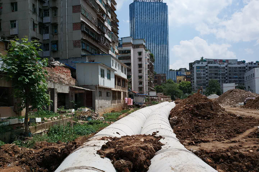 貴陽火(huǒ)車(chē)站(zhàn)碧桂園2000管雙排