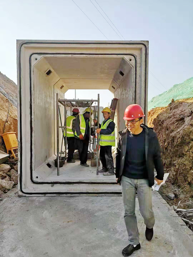 中鐵(tiě)北(běi)京局雙龍新區(qū)電(diàn)力管廊項目